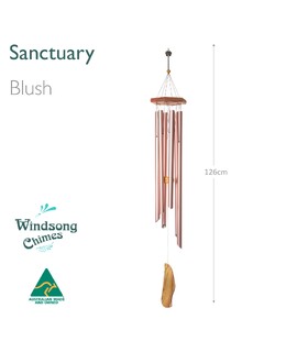 Sanctuary Wind Chime - Blush