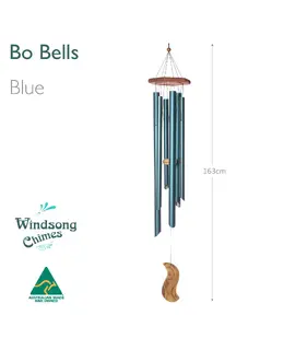 Bo Bells Wind Chime - Blue