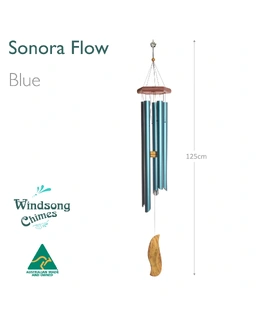 Sonora Flow Wind Chime Blue