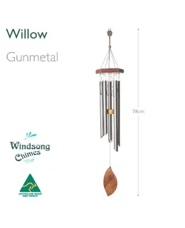 Willow Wind Chime - Gunmetal