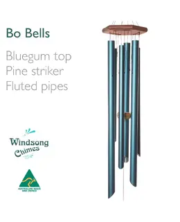 Bo Bells Wind Chime - Blue