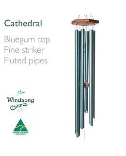 Cathedral Wind Chime - Blue