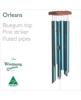 Orleans Wind Chime - Blue