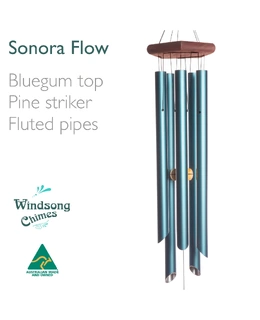 Sonora Flow Wind Chime Blue