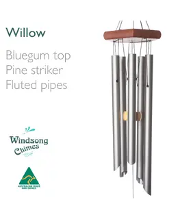 Willow Wind Chime - Gunmetal