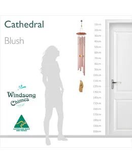 Cathedral Wind Chime - Blush