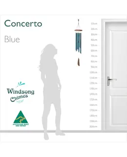 Concerto Wind Chime - Blue