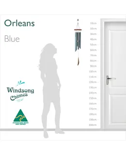 Orleans Wind Chime - Blue