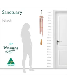 Sanctuary Wind Chime - Blush